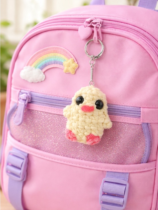 Other - Handmade crochet duck stuffed keychain